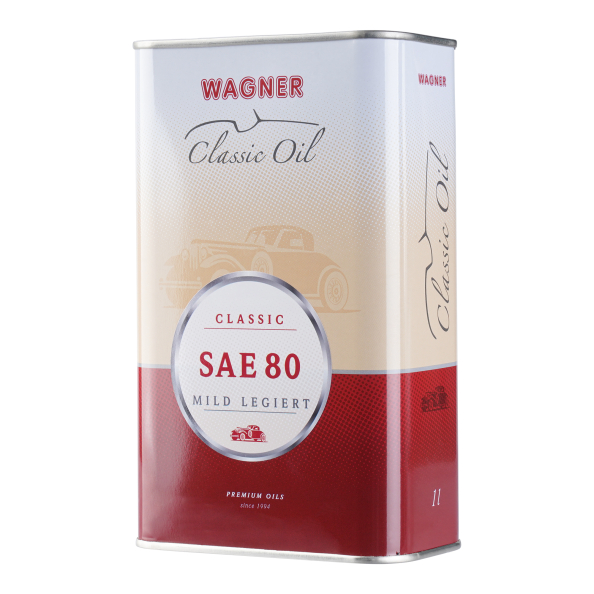 Wagner Öl - Getriebeöl - SAE 80 - Oldtimer Classic Mild Legiert - 1 Liter Dose