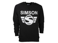 Herren-Sweatshirt schwarz - Motiv: SIMSON - 100% Baumwolle