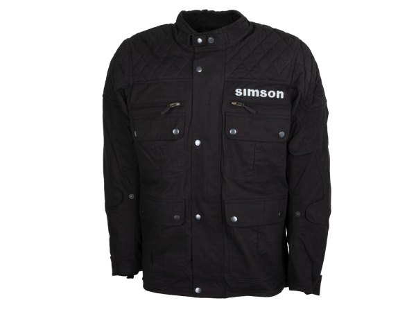 Motorradjacke SIMSON schwarz Größe: M