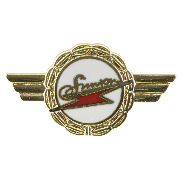 PIN , Anstecknadel - Markenlogo Simson-Motorräder gold