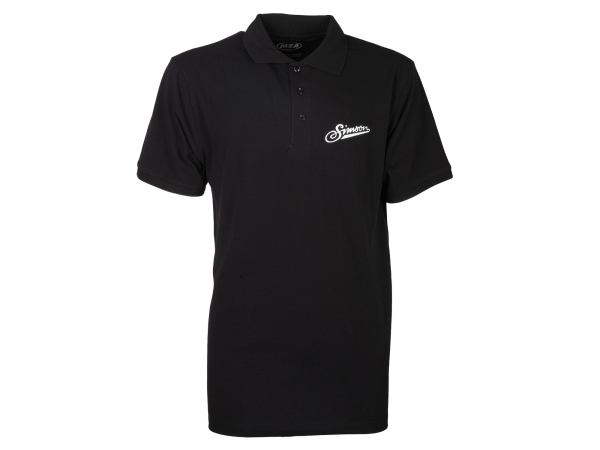 Poloshirt Farbe: schwarz - Motiv: SIMSON