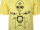 T-Shirt Farbe: FrozenYellow  - Motiv: Schwalbe Kumpel - 100% Baumwolle