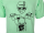 T-Shirt Farbe: NeonMint - Motiv: S51 Kumpel - 100% Baumwolle