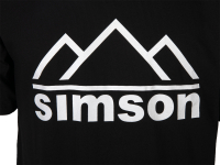 T-Shirt Farbe: schwarz - Motiv: SIMSON Berge - 100%...