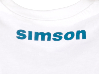 T-Shirt Farbe: weiß - Motiv: SIMSON Cross - 100% Baumwolle