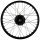 Speichenrad, 1,5x16 Zoll f. Scheibenbremse (Alu-Nabe schwarz, Alufelge schwarz, Edelstahlspeichen)