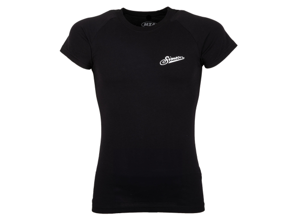 Damen-T-Shirt Farbe: schwarz - Motiv: SIMSON M