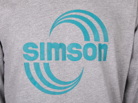 Longsleeve, Langarmshirt -  Farbe: grau - Motiv: SIMSON Cross XL