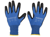 Simson Arbeitshandschuhe blau XL