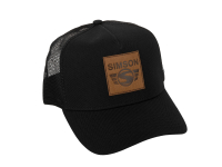 Truckercap curved, Farbe: schwarz, Motiv: SIMSON -...