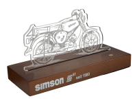 Simson S51 Tischlampe mit Acrylglas