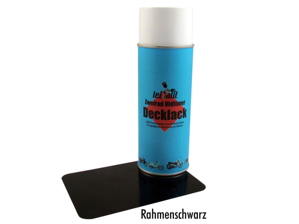 Spraydose Decklack Leifalit (Premium) Schwarz matt für Rahmen 400ml